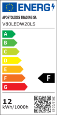 ACA Lightning  LED nástěnné dekorativní svítidlo MILANO 12W/230V/3000K/960Lm/270°/IP20, zlaté