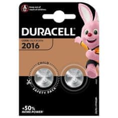 HJ  Baterie 3V CR2016 DURACELL 2ks (blistr)