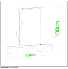 LUCIDE  POSSIO závěsné svítidlo 03413/05/41