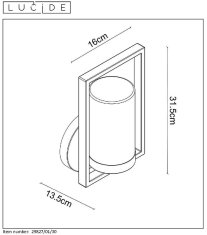 LUCIDE  NISPEN nástěnné svítidlo 29827/01/30