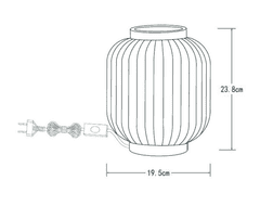 LUCIDE  GOSSE stolní dekorativní lampa 13535/24/31