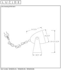 LUCIDE  CHAGO stolní dekorativní lampa 45564/01/31