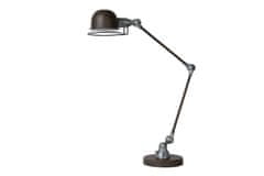 LUCIDE  Stolní retro lampa HONORE Rust Brown