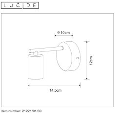 LUCIDE  LEANNE nástěnné svítidlo 21221/01/30