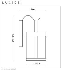 LUCIDE  LINDELO nástěnné svítidlo 29825/01/30