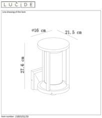 LUCIDE  CADIX nástěnné svítidlo 15803/01/30