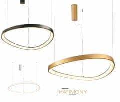 ACA  LED závěsné svítidlo HARMONY 36W/230V/3000K/2700Lm/IP20, Flicker free, černá barva