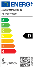 Diolamp  LED Filament žárovka čirá A60 6W/230V/E27/2700K/820Lm/360°