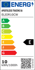 Diolamp  LED Filament žárovka čirá A60 10W/230V/E27/6500K/1300Lm/360°