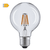  LED Globe Filament žárovka čirá G80 10W/230V/E27/4000K/1260Lm/360°