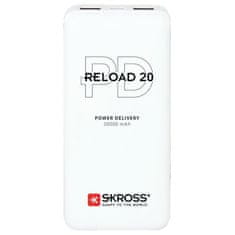 Skross  Powerbank Reload 20 Power Delivery, 20000mAh, USB A+C, bílý