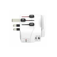 Skross  PRO Light USB AC30PD World, 7A max., USB A+C, PD 30W, UK+USA+Austrálie/Čína