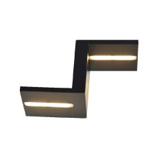 ACA Lightning  LED nástěnné dekorativní svítidlo TETRIS 8W/230V/3000K/660Lm/120°/IP20, matné černé