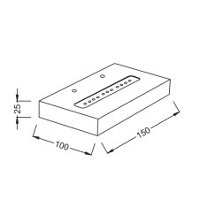 ACA Lightning  LED nástěnné dekorativní svítidlo SHELF 4W/230V/3000K/330Lm/120°/IP20, matné bílé