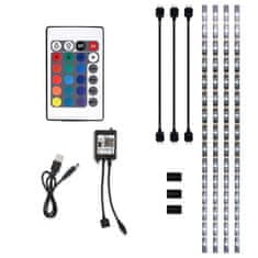 Solight  LED WIFI smart RGB pásek pro TV, 4x50cm, USB