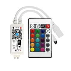 Solight  Wifi Smart LED světelný pásek, RGB+CCT, 5m, adaptér, dálkový ovladač