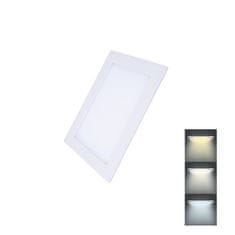 Solight  LED mini panel CCT, podhledový, 6W, 450lm, 3000K, 4000K, 6000K, čtvercový