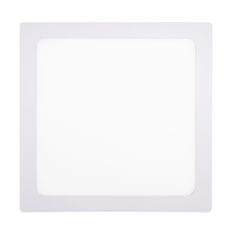 Solight  LED mini panel CCT, přisazený, 24W, 1800lm, 3000K, 4000K, 6000K, čtvercový bílý