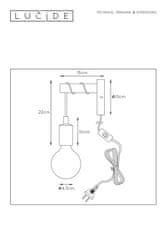 LUCIDE  POLA dětské nástěnné svítidlo 08227/01/66