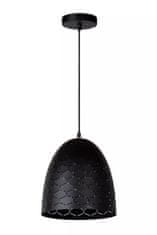 LUCIDE  Závěsné svítidlo GALLA průměr 25 cm - 1xE27 - Black