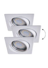 Rabalux  LED zápustné bodové svítidlo Lite 3x3W | 720lm | 3000K | IP40 - set 3 svítidel, bílá