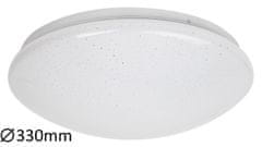 Rabalux  LED přisazené stropní svítidlo Lucas 18W | 1140lm | 4000K | IP20 | 33cm - kruhové bílé