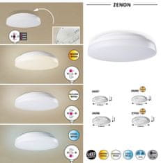 Rabalux  LED stropní svítidlo ZENON 24W | 2400lm | 3000-4000-6000K | IP54 | 28cm - kruhové bílé