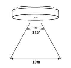 Rabalux  LED stropní svítidlo ZENON 18W | 1800lm | 3000-4000-6000K | IP54 | senzor, kruhové bílé