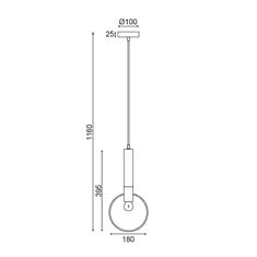 ACA  Závěsné svítidlo MIRACOLO max. 40W/E27/230V/IP20