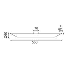 ACA  Nástěnné svítidlo TITAN max. 2x50W/GU10/230V/IP20, bílé