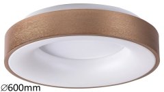 Rabalux  LED stropní kruhové svítidlo Carmella 50W | 3400lm | 4000K | IP20 - bílá se zlatou