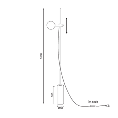 ACA  Stojací lampa HERA max. 40W/E14/230V/IP20, bílá