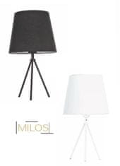 ACA  Stolní lampa MILOS max. 60W/E27/230V/IP20, černá