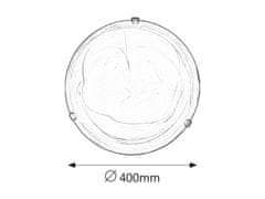 Rabalux  ALABASTRO 3353 stropní svítidlo 2x60W | E27 | IP20 - bílý alabastr