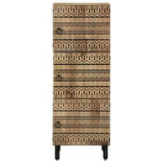 Vidaxl Skříň highboard 40x33,5x110 cm masivní hrubé mangovníkové dřevo