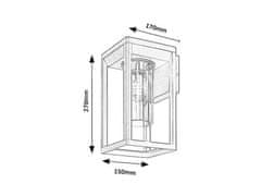 Rabalux  ZERNEST venkovní nástěnné svítidlo 77085
