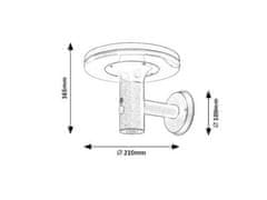 Rabalux  ALASKA LED solarní lampa 77017