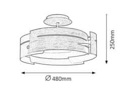 Rabalux  BERBERA stropní svítidlo 2216