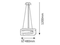 Rabalux  BERBERA závěsné svítidlo 2215