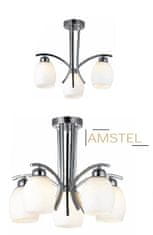 ACA  Stropní svítidlo AMSTEL max. 5x60W/E27/230V/IP20