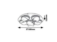 Rabalux  CAPRIANA LED stropní svítidlo 5051