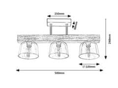 Rabalux  CARDAMOM stropní svítidlo 3119