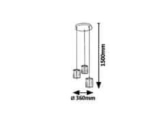 Rabalux  DELICE LED závěsné svítidlo 5027