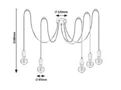 Rabalux  DOLLIEN závěsné svítidlo 72075