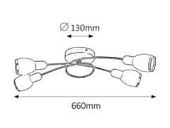 Rabalux  ELITE stropní svítidlo 6063