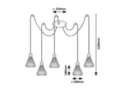 Rabalux  FARFALLE závěsné svítidlo 3150