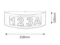 Rabalux  INNSBRUCK venkovní osvětlení (domovní čísla) 8749