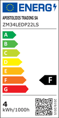 ACA  LED závěsné svítidlo NIMFEA 5W/230V/3000K/400Lm/IP20, Flicker free