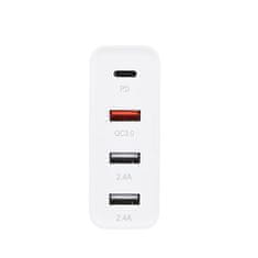 Solight  Adaptér 3+1, fast charger, 48W, QC3.0+PD, 3x USB-A, 1x USB-C