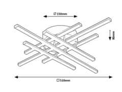Rabalux  NAYARA LED stropní svítidlo 3014